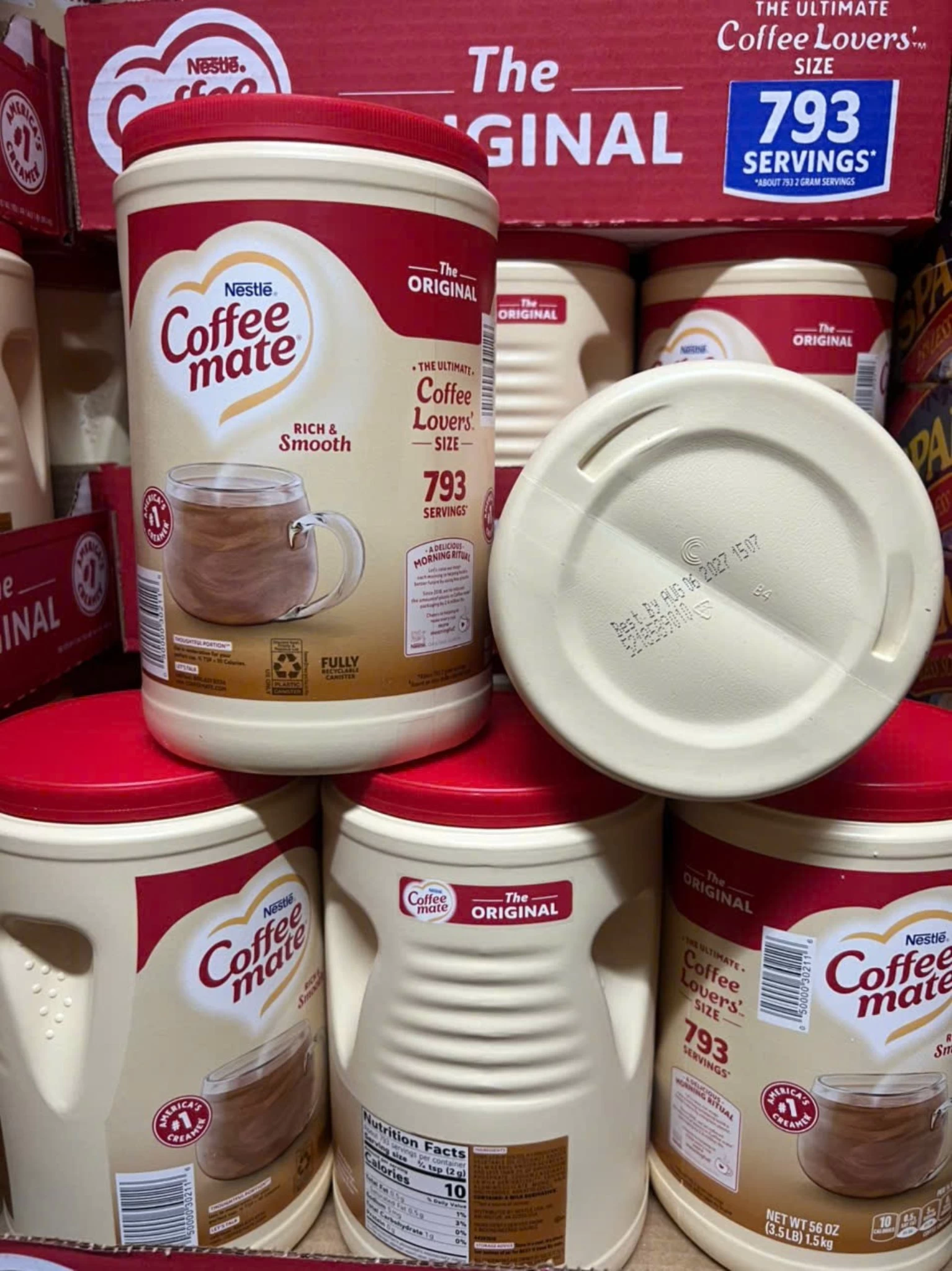 Bột Kem Pha Cà Phê Nestlé Coffee-mate The Original 1.5kg Mỹ Bột Kem Pha Cà Phê Nestlé Coffee-mate The Original 1.5kg Mỹ - Ảnh 2