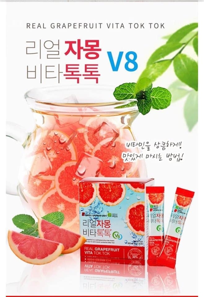 Nước ép bưởi giảm cân Sanga Real Grapefruit Vita Tok Tok Nước ép bưởi giảm cân Sanga Real Grapefruit Vita Tok Tok - Yêu Hàng Ngoại
