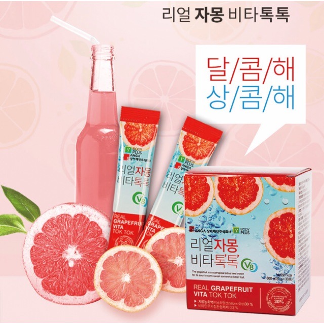 Nước ép bưởi giảm cân Sanga Real Grapefruit Vita Tok Tok Nước ép bưởi giảm cân Sanga Real Grapefruit Vita Tok Tok - Yêu Hàng Ngoại