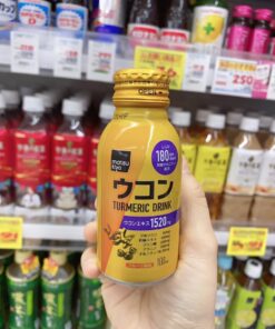 Nước Uống Bổ Gan Giải Rượu Matsukiyo Turmeric Drink Chiết Xuất Nghệ 1520mg – Hộp 6 Chai x 100ml (Nhật Bản)