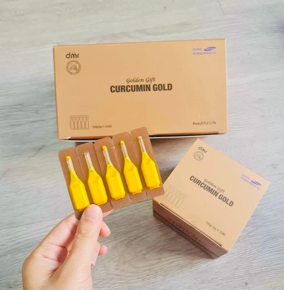 Tinh nghệ Nano Curcumin Gold Golden Gift DMR Hàn Quốc Tinh nghệ Nano Curcumin Gold Golden Gift DMR Hàn Quốc - Yêu Hàng Ngoại