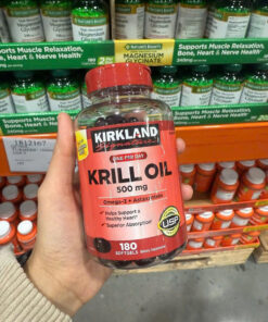 Viên uống dầu nhuyễn thể Kirkland Signature Krill Oil 500mg (Mỹ)