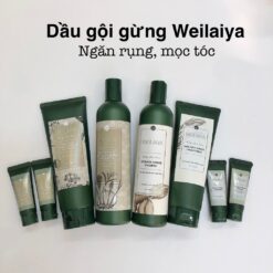 Bộ dầu gội tinh chất gừng tươi Weilaiya