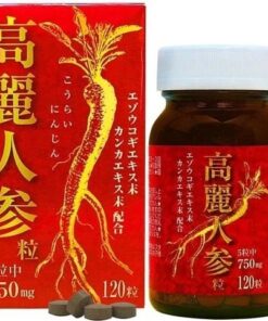 Viên uống nhân sâm Koraininjin 750mg Nhật Bản
