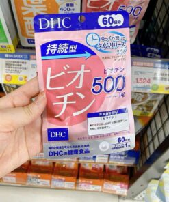 Viên uống DHC Biotin Sustained Release 500μg Nhật Bản