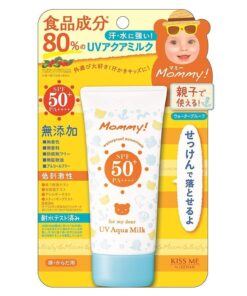 Kem chống nắng cho mẹ và bé KISSME Mommy UV Aqua Milk SPF 50+PA++++ 50g