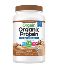 Bột Protein hữu cơ Orgain Organic Protein 50 Superfoods 1220g Cafe Latte
