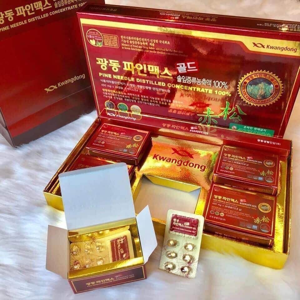 Viên uống tinh dầu thông đỏ Kwangdong Hàn Quốc Viên uống tinh dầu thông đỏ Kwangdong Hàn Quốc - Yêu Hàng Ngoại