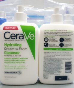 Sữa rửa mặt Cerave Hydrating Cream To Foam Cleanser 473ml
