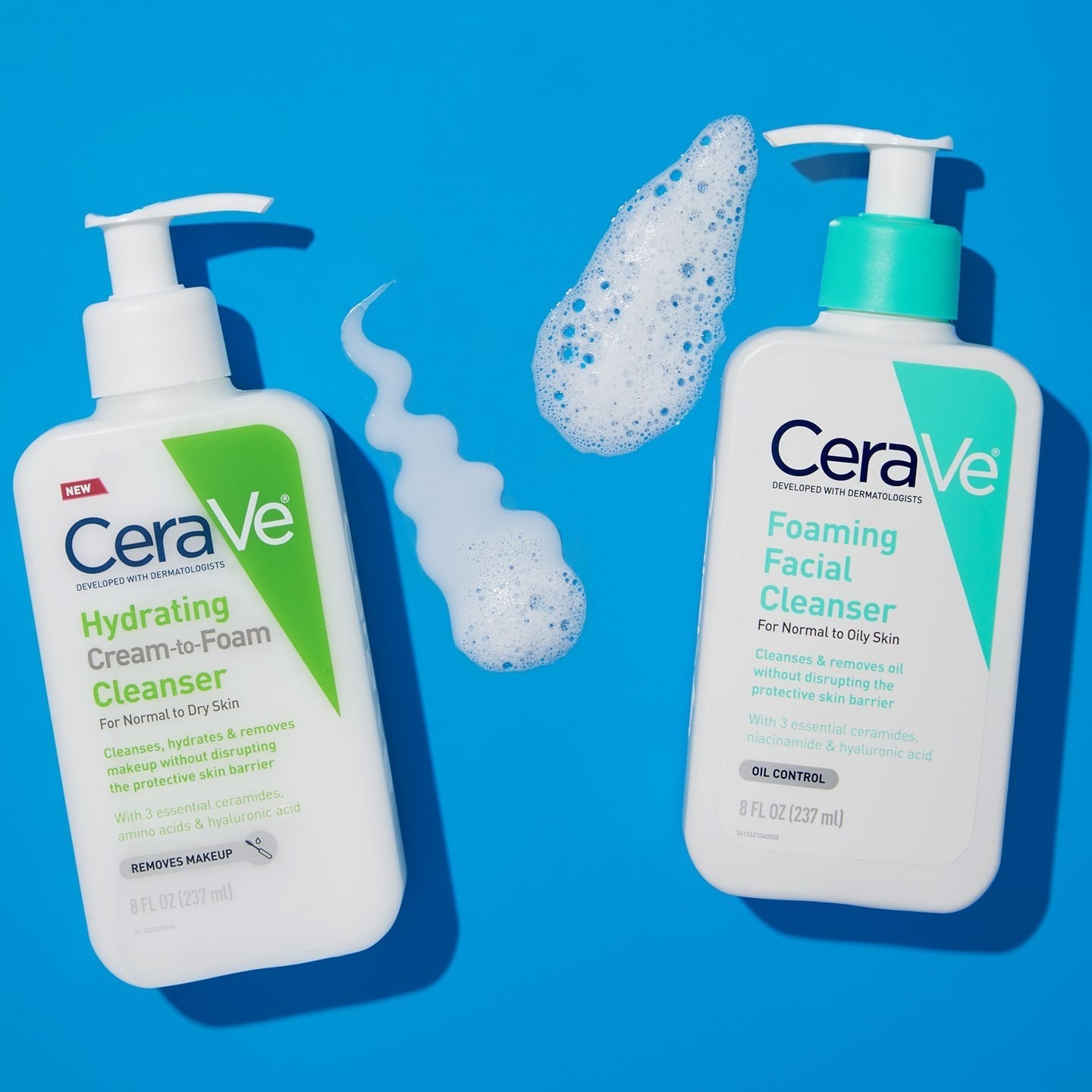 Sữa rửa mặt Cerave Hydrating Cream To Foam Cleanser 473ml Sữa rửa mặt Cerave Hydrating Cream To Foam Cleanser 473ml - Yêu Hàng Ngoại