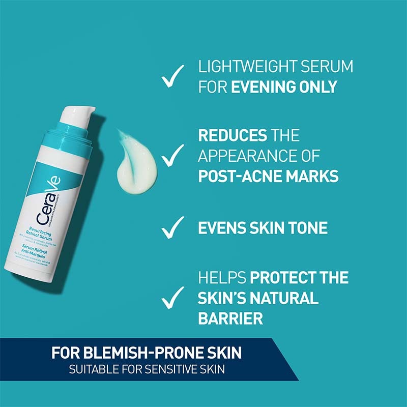 Tinh chất tái tạo da, chống lão hoá CeraVe Resurfacing Retinol Serum Tinh chất tái tạo da, chống lão hoá CeraVe Resurfacing Retinol Serum - Yêu Hàng Ngoại