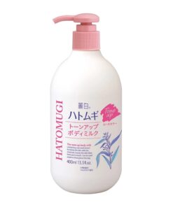 Sữa dưỡng thể trắng da nâng tone Hatomugi the tone up Body Milk 400ml