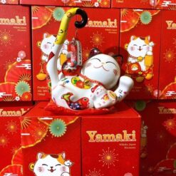 Rượu mèo Nhật Bản bằng sứ Yamaki Whisky Japan Harmony tết năm 2023