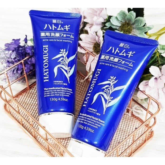 Sữa rửa mặt ngừa mụn Hatomugi Acne Care & Facial Washing 130g Sữa rửa mặt ngừa mụn Hatomugi Acne Care & Facial Washing 130g - Yêu Hàng Ngoại
