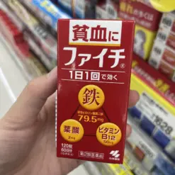 Viên Uống Bổ Máu Hỗ Trợ Thiếu Máu Kobayashi Faichi – Hộp 120 Viên (Nhật Bản)
