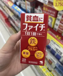 Viên Uống Bổ Máu Hỗ Trợ Thiếu Máu Kobayashi Faichi – Hộp 120 Viên (Nhật Bản)