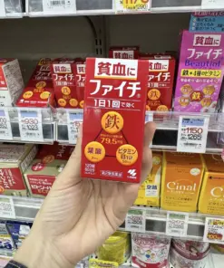Viên Uống Bổ Máu Hỗ Trợ Thiếu Máu Kobayashi Faichi – Hộp 120 Viên (Nhật Bản) Viên Uống Bổ Máu Hỗ Trợ Thiếu Máu Kobayashi Faichi – Hộp 120 Viên (Nhật Bản) - Yêu Hàng Ngoại