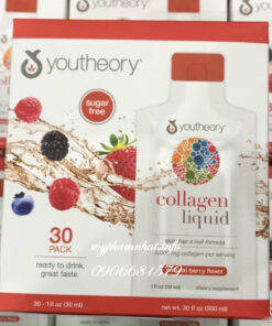 Nước uống Collagen Youtheory Liquid Berry Flavor 5000mg dạng nước của Mỹ