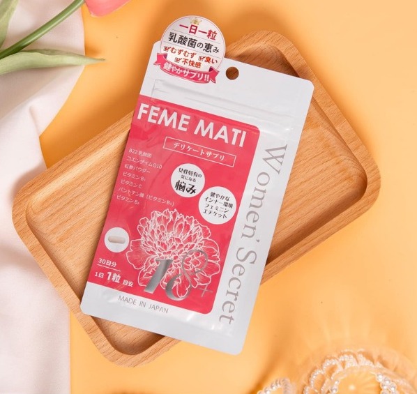 Viên uống Men phụ khoa Feme Mati Women' Secret Nhật Bản Viên uống Men phụ khoa Feme Mati Women' Secret Nhật Bản - Yêu Hàng Ngoại