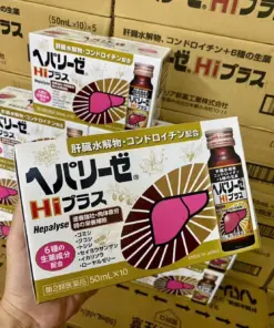 Nước Uống Bổ Gan Giải Độc Hepalyse Hi Plus Zeria Shinyaku – Hộp 10 Chai x 50ml (Nhật Bản)