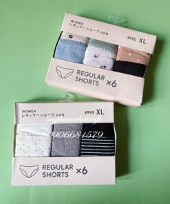 Quần lót Chip GU Nhật Bản (Set 6 Cái) Quần lót Chip GU Nhật Bản (Set 6 Cái) - Yêu Hàng Ngoại