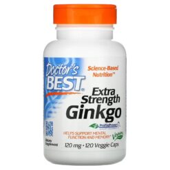 Viên uống bổ não Doctor’s Best Extra Strength Ginkgo 120mg