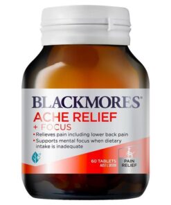 Viên uống dinh dưỡng Blackmores Ache Relief + Focus