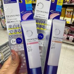 Alternative view of Kem Trang Điểm Chống Nắng Dưỡng Trắng Transino Medicated Tone Up CC Cream SPF50+ PA++++ – Tuýp 30g (Nhật Bản)