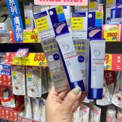 Kem Trang Điểm Chống Nắng Dưỡng Trắng Transino Medicated Tone Up CC Cream SPF50+ PA++++ – Tuýp 30g (Nhật Bản)