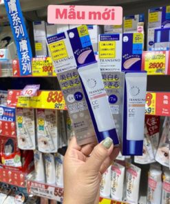 Kem Trang Điểm Chống Nắng Dưỡng Trắng Transino Medicated Tone Up CC Cream SPF50+ PA++++ – Tuýp 30g (Nhật Bản)