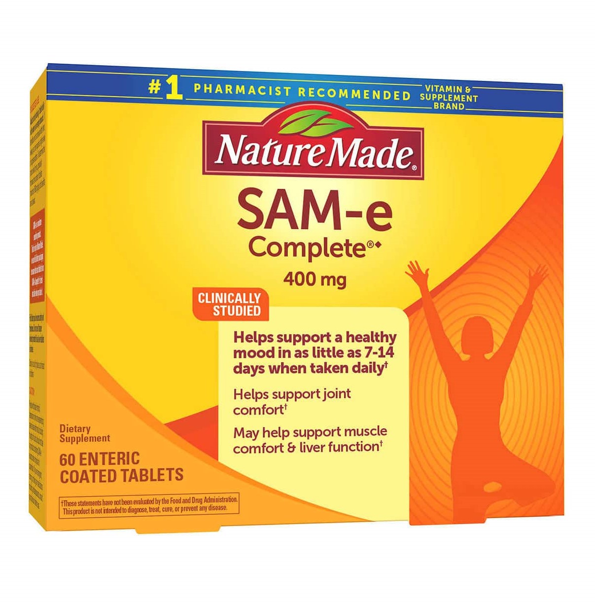 Viên uống giảm stress bổ xương khớp Nature Made SAM-e Complete 400mg Viên uống giảm stress bổ xương khớp Nature Made SAM-e Complete 400mg - Yêu Hàng Ngoại
