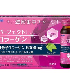Nước uống Collagen Asahi Perfect Asta Nhật Bản màu hồng