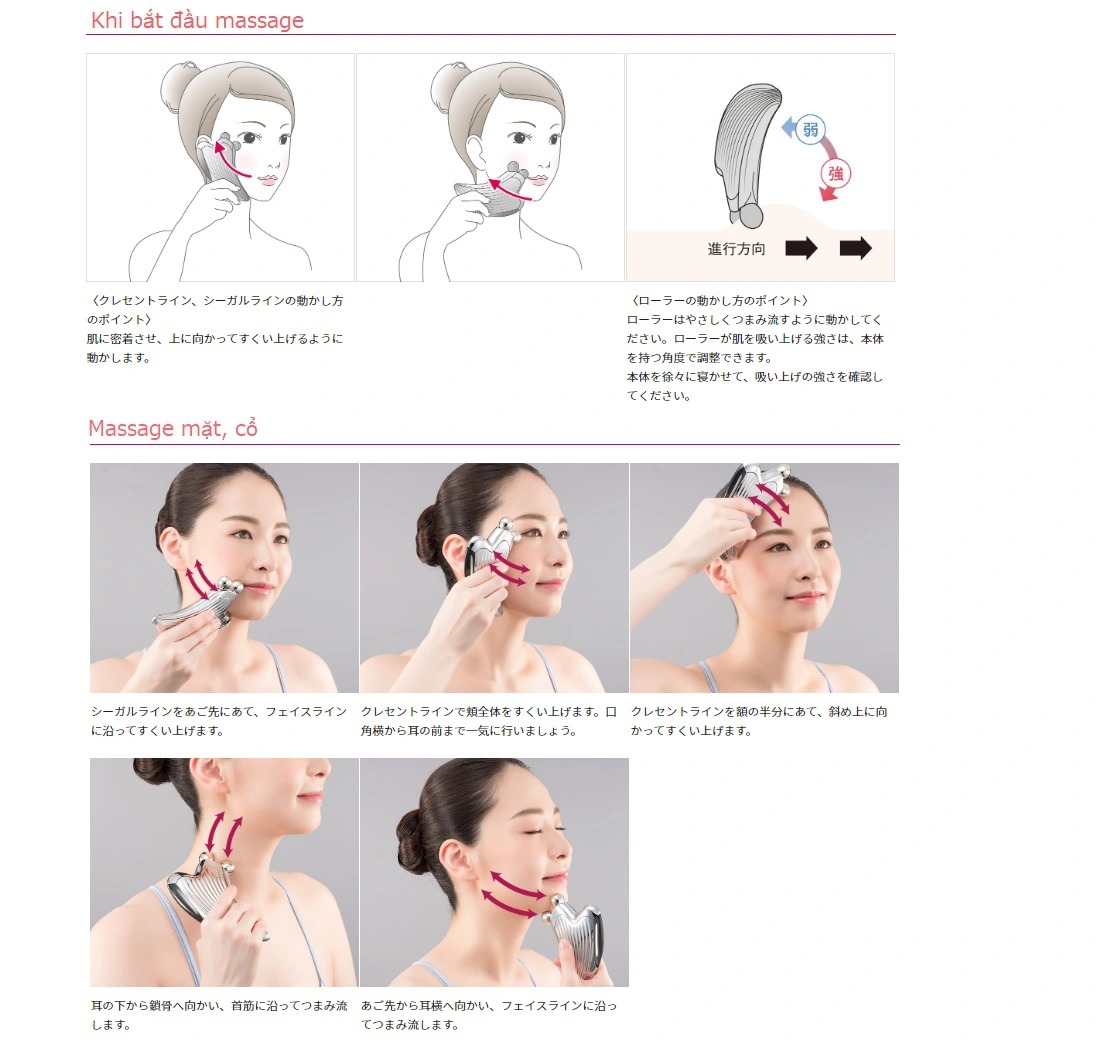 Cây lăn massage cho mặt Refa Caxa Ray Nhật Bản Cây lăn massage cho mặt Refa Caxa Ray Nhật Bản - Yêu Hàng Ngoại