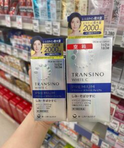 Viên uống hỗ trợ trắng da mờ nám Transino White C Premium Nhật Bản