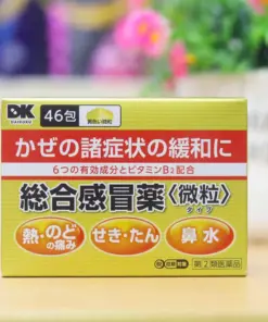 Thuốc cảm tổng hợp dạng vi hạt Daikoku DK Nhật Bản (Hộp 46 gói)