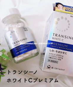 Viên uống hỗ trợ trắng da mờ nám Transino White C Premium Nhật Bản - Yêu Hàng Ngoại