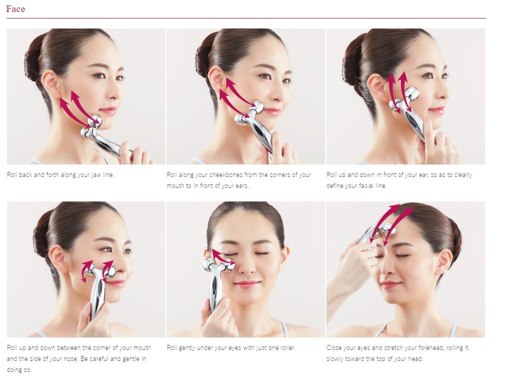 Cây lăn Massage Refa Carat Face Salon Model mặt và body Nhật Bản Cây lăn Massage Refa Carat Face Salon Model mặt và body Nhật Bản - Yêu Hàng Ngoại