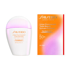 Kem chống nắng Shiseido Urban Environment Triple Beauty Suncare Emulsion SPF50+/PA++++