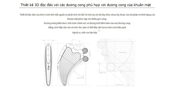 Cây lăn Massage cho mặt Refa Caxa Nhật Bản Cây lăn Massage cho mặt Refa Caxa Nhật Bản - Yêu Hàng Ngoại