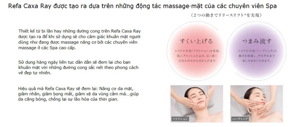 Cây lăn Massage cho mặt Refa Caxa Nhật Bản Cây lăn Massage cho mặt Refa Caxa Nhật Bản - Yêu Hàng Ngoại