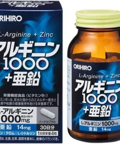 Viên uống tăng cường sinh lý Orihiro L-Arginine 1000mg & Zinc