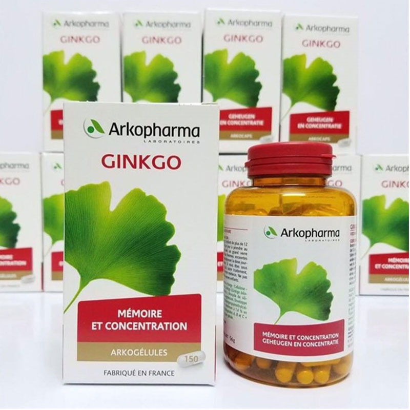 Viên uống bổ não, tăng cường trí nhớ Ginkgo Arkopharma Viên uống bổ não, tăng cường trí nhớ Ginkgo Arkopharma - Yêu Hàng Ngoại