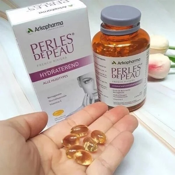 Viên uống đẹp da Perles De Peau Hydratant Arkopharma Viên uống đẹp da Perles De Peau Hydratant Arkopharma - Yêu Hàng Ngoại