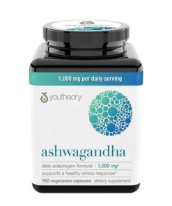 Viên uống nhân sâm Youtheory Ashwagandha 1000mg
