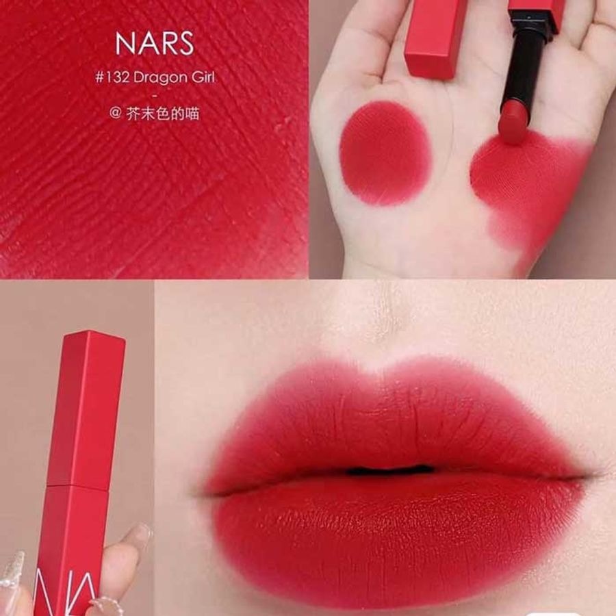 Son Nars màu 132 Powermatte Lipstick Dragon Girl 132 Màu Đỏ Ruby Son Nars màu 132 Powermatte Lipstick Dragon Girl 132 Màu Đỏ Ruby - Yêu Hàng Ngoại