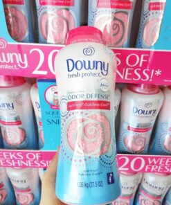 Viên xả vải Downy Fresh Protect Odor Defense màu hồng của Mỹ