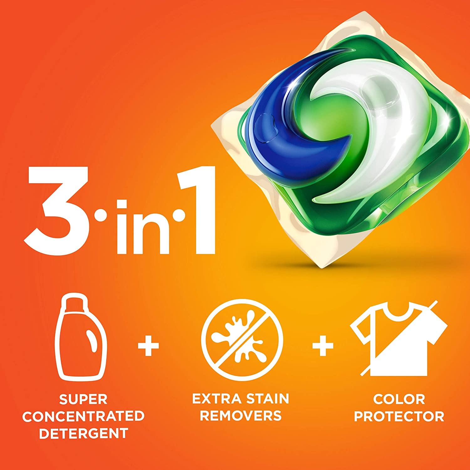 Viên giặt xả Tide Pods 3 in 1 Viên giặt xả Tide Pods 3 in 1 - Yêu Hàng Ngoại