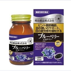 Viên uống bổ mắt Meiji Noguchi Healthy Kirari Blueberry + Lutein Nhật Bản