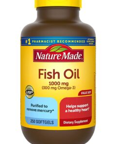 Viên uống dầu cá Nature Made Fish Oil 1000mg (300mg Omega 3)