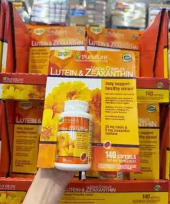 Viên Uống Bổ Mắt Trunature Lutein & Zeaxanthin 25mg/5mg – Hộp 140 Viên (Mỹ)